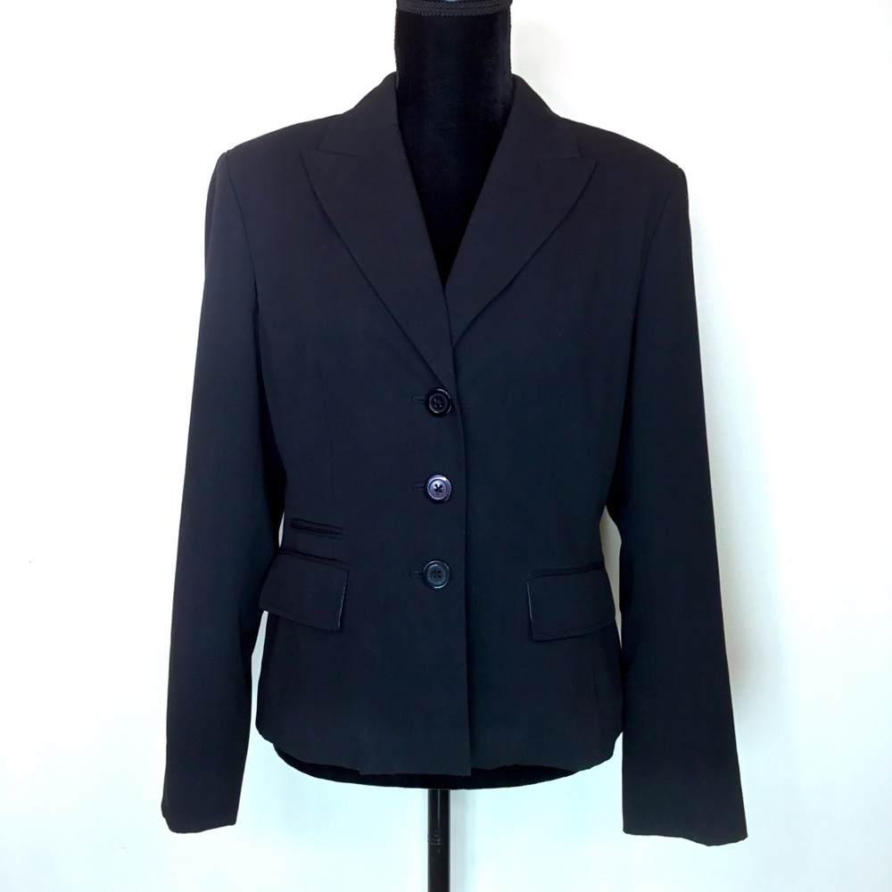Worthington Stretch Black Blazer Size 10